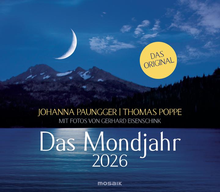 Produktbild Das Mondjahr 2026 - Wandkalender (32 x 28 cm, Harter Einband, Deutsch)