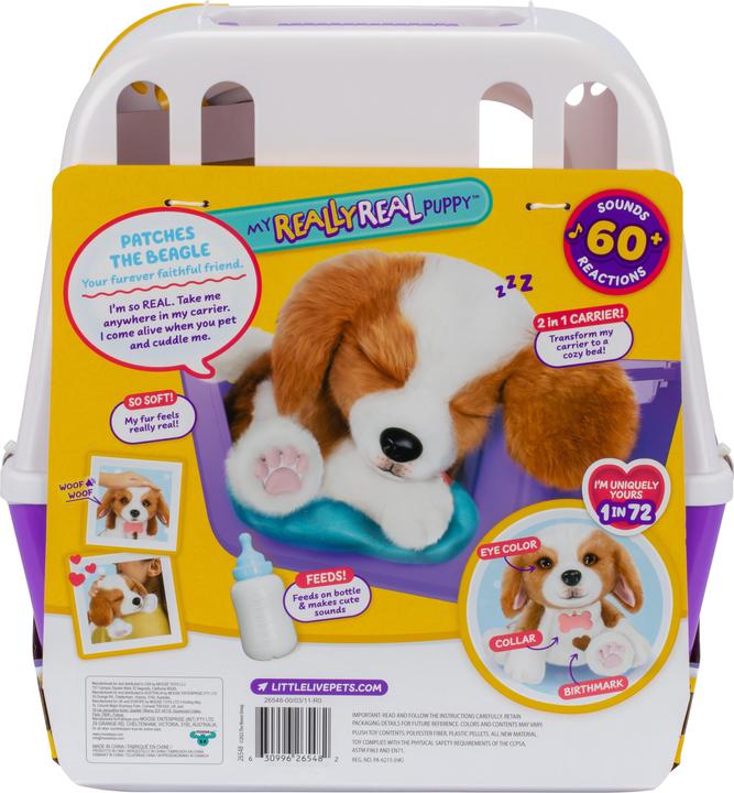 Actual product image Little Live Pets My Really Real Puppy - Patches (33 cm)