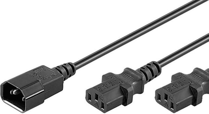 Produktbild MicroConnect Spannungsversorgungs-Verlängerungskabel (0.60 m, C14)