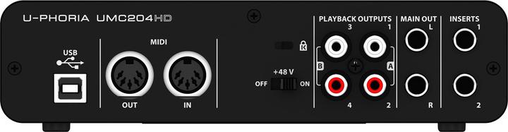 Image du produit Behringer U-Phoria UMC204HD (USB)