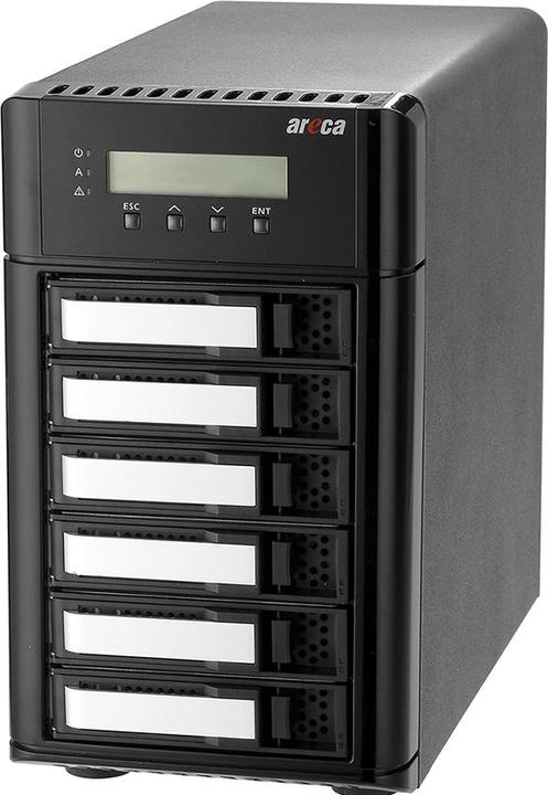 Actual product image Areca Thunderbolt 3 USB 3.2 Gen2 Raid Storage ARC-8050T3U-6 (6 x 2 TB)