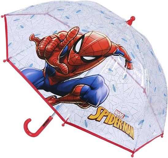 Spiderman Regenschirm mit manueller Blase, 45 cm