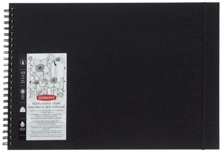Produktbild Derwent Sketch & Store Hardcover Skizzenbuch (A3, Harter Einband)
