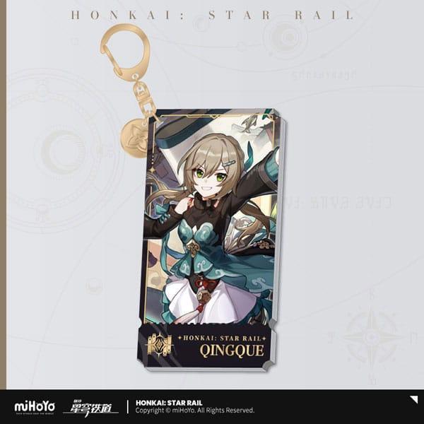 Actual product image Mihoyo Honkai: Star Rail Character porte-clés Qingque 9 cm