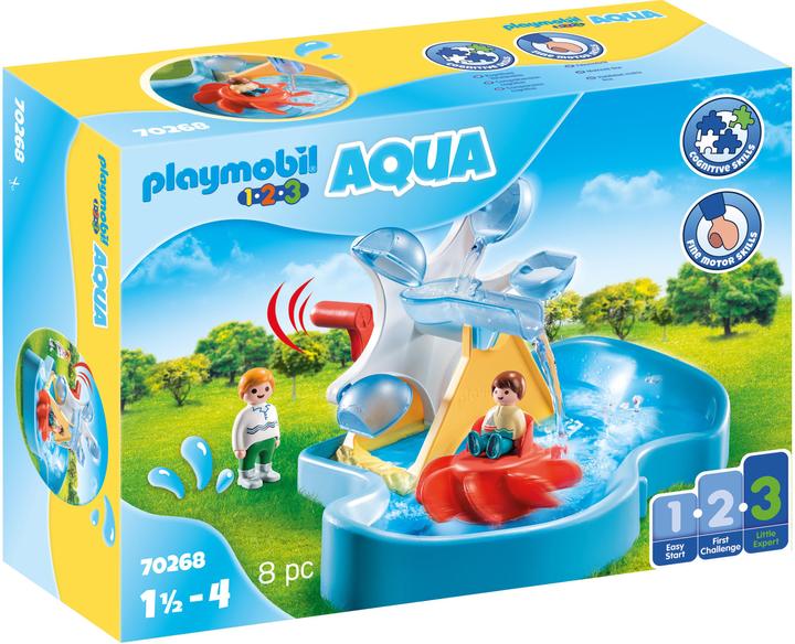 Immagine prodotto Playmobil Ruota d'acqua con giostra (70268, Playmobil 1.2.3)