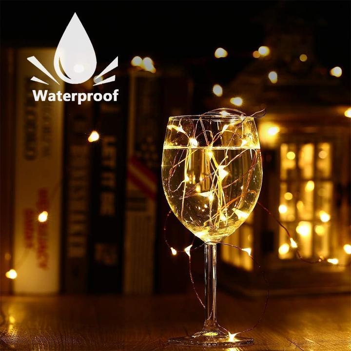 Image du produit Lumina Swiss Guirlande lumineuse solaire à LED Chaud (14 m)