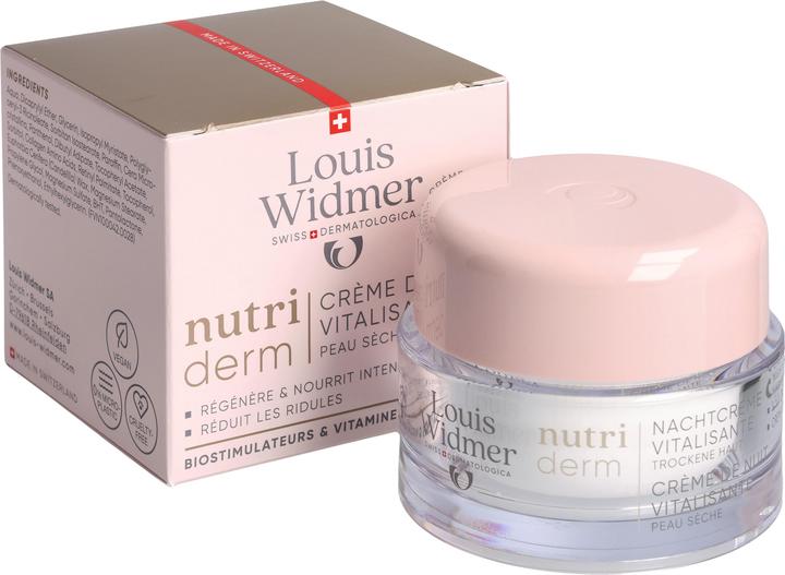Immagine prodotto Widmer Louis Nutriderm Nachtcreme Vitalisante ohne Parfum 50 ml (50 ml, Crema notte)