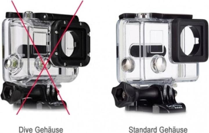 Actual product image PowerGuard GoPro Filter grey for GoPro Hero 3+ and Hero 4 with standard housing (4)