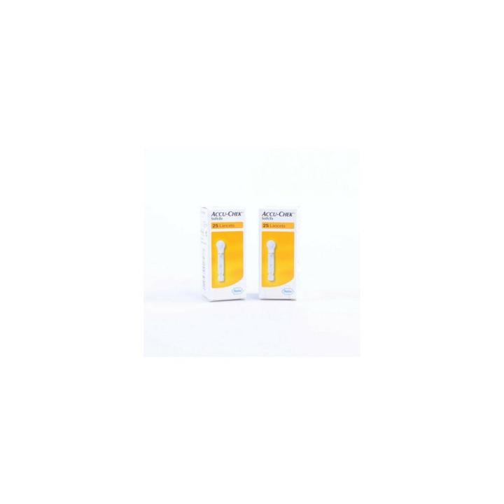 Produktbild Roche ACCU-CHEK Softclix Lancet, 25 St LAN (Lanzette)