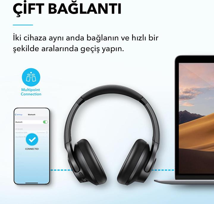 Immagine prodotto soundcore Q20i (ANC, 40 h, Cablato, Senza fili)