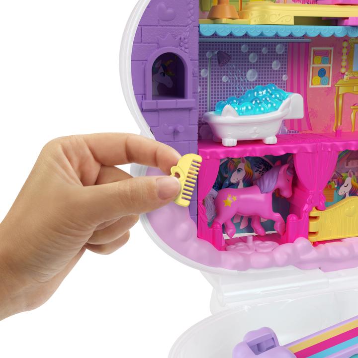 Produktbild Polly Pocket Einhorn Haarspiel Schatulle