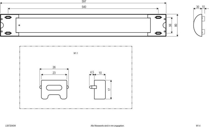 Actual product image EVN-Lichttechnik LED surface mounted light (2194 lm)