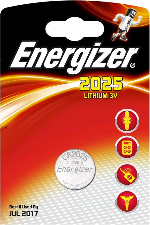 Produktbild Energizer CR2025 Lithium (1 Stk., CR2025, 155 mAh)