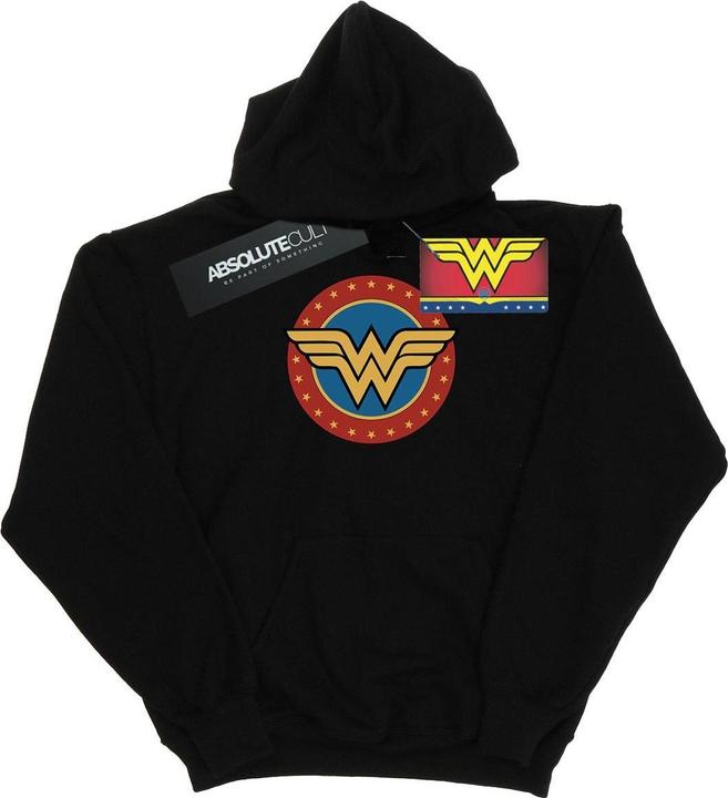 Wonder Woman Circle Logo Kapuzenpullover (S)