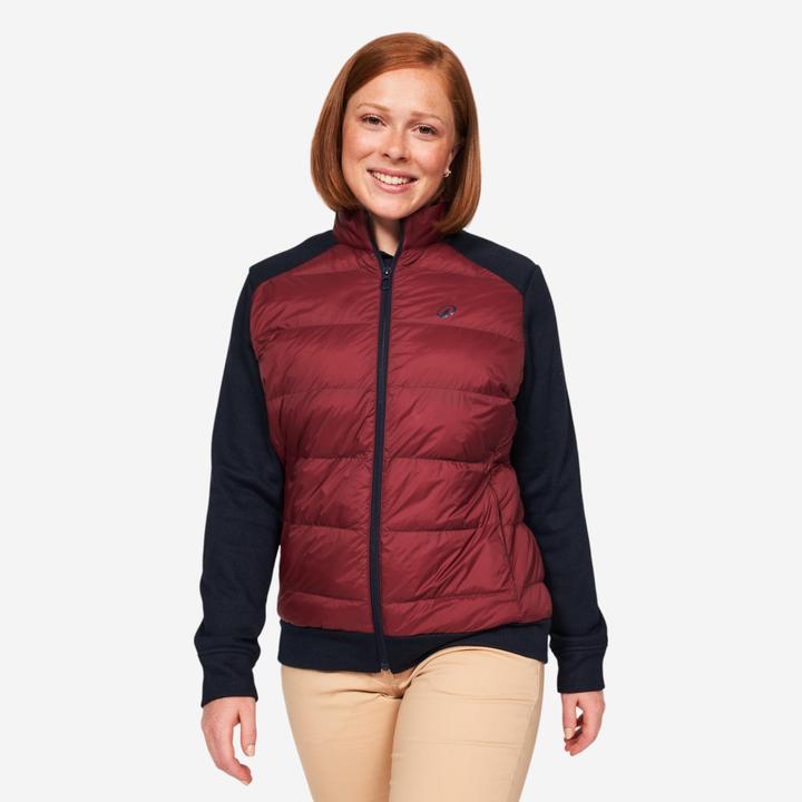 Inesis Damen Golf Steppjacke Hybrid - CW900 blau/bordeaux