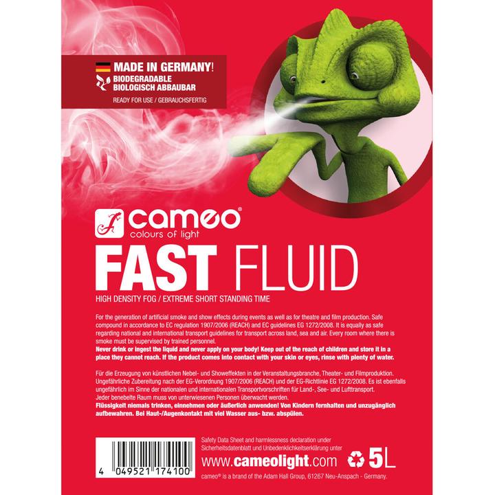 Image du produit FAST FLUID 5 L Fluide fumigène (Liquide de brouillard)