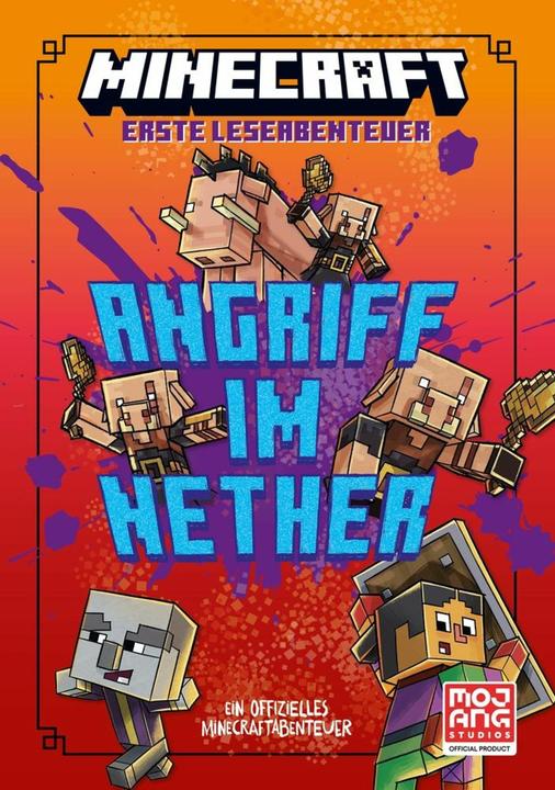 Produktbild Minecraft Erste Leseabenteuer. Angriff im Nether (Deutsch, Mojang, 2025)