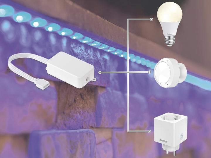 Produktbild Hama WLAN-Controller für LED-Strip, ohne Hub, für App- und Sprachsteuerung