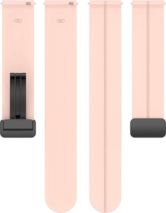 Cover-Discount Silikon Ersatzarmband 20mm rosa (20 mm, Silikon)