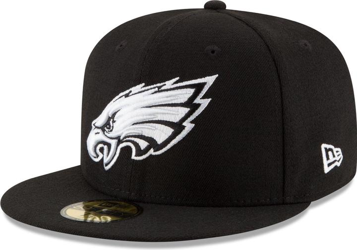 New Era 59Fifty Fitted Cap BLACK Philadelphia Eagles - 7 1/4 (7 1/4)