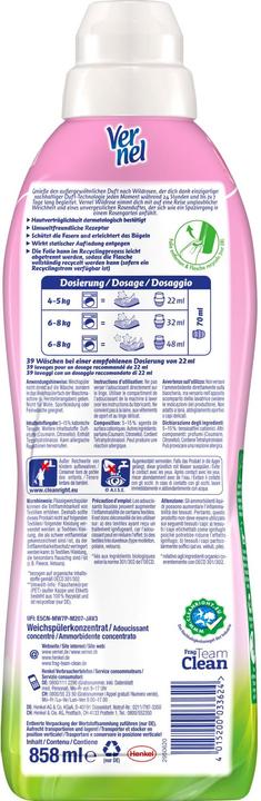 Produktbild Vernel Wildrose (39 Waschgänge, Flüssigwaschmittel)