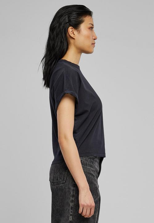 Image du produit Urban Classics Ladies Short Pigment Dye Cut On Sleeve Tee (XL)