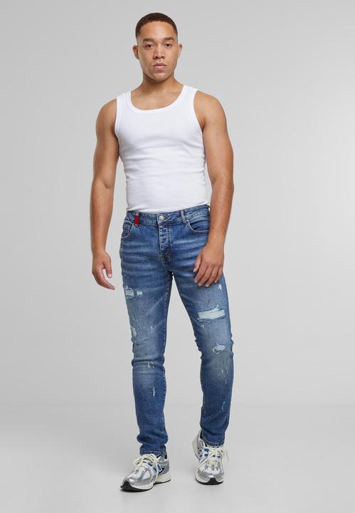 Actual product image 2Y Premium 2Y JULIO RIPPED SLIM FIT JEANS - 184633 (29)
