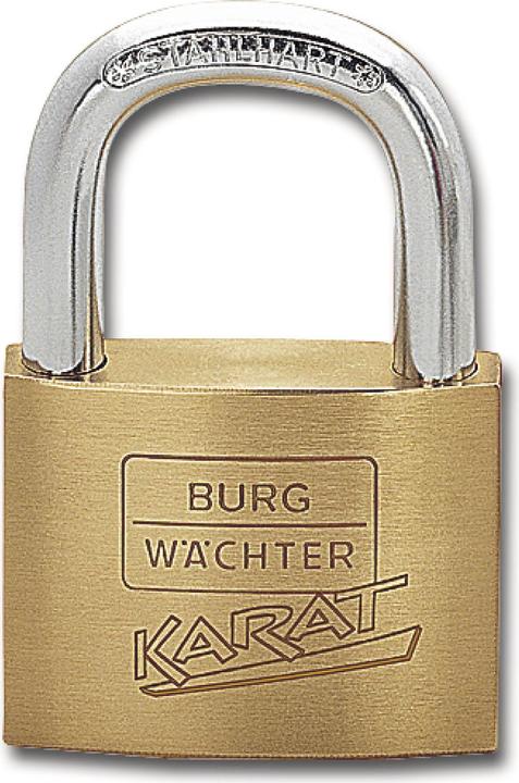 Actual product image Burg Wächter Padlock 217 Karat keyed alike, lock X1, width 50 mm