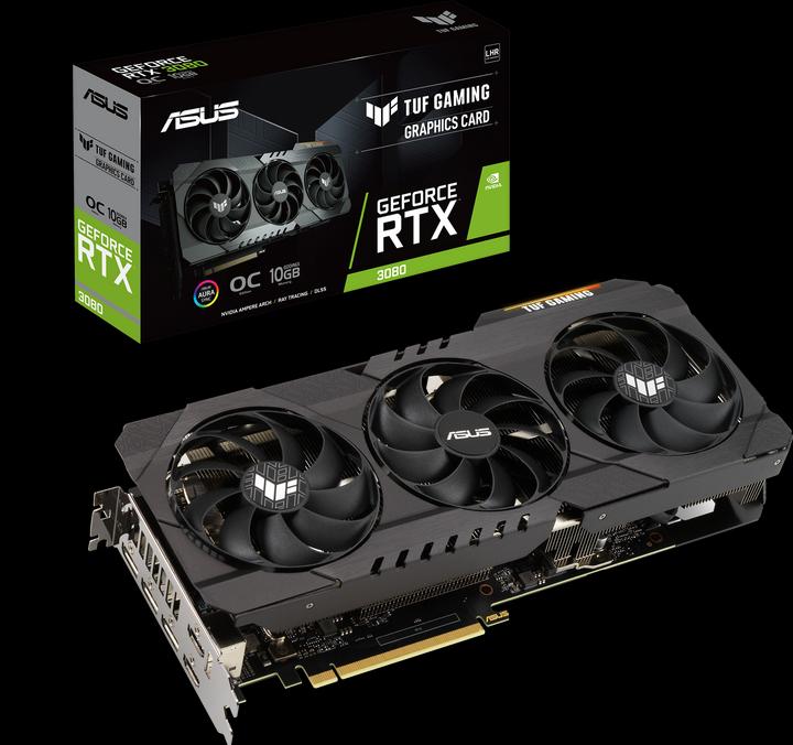 Actual product image ASUS TUF Gaming GeForce RTX 3080 V2 OC edition (10 GB)