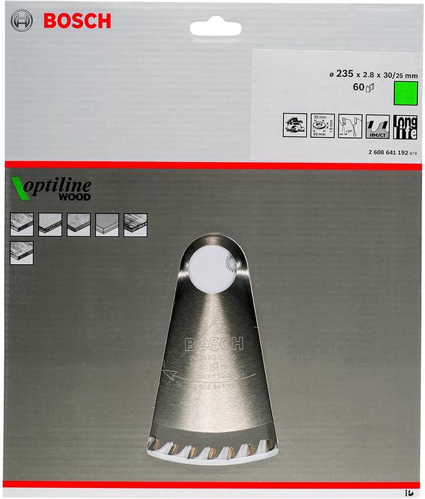 Produktbild Bosch Professional Zubehör PRO Wood Kreissägeblatt, 235 x 2.8 x 30 mm