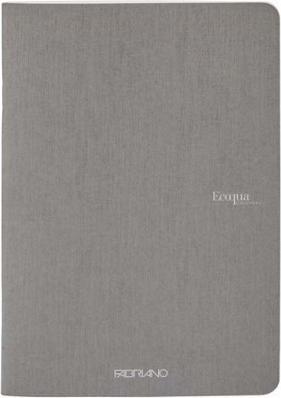 Immagine prodotto Fabriano Quaderno EcoQua con punti metallici a quadretti Antracite (A4, Quadretti, Copertina rigida)