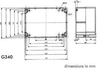 Image du produit Velleman Boîtier ABS étanche G340 (Boîtier)
