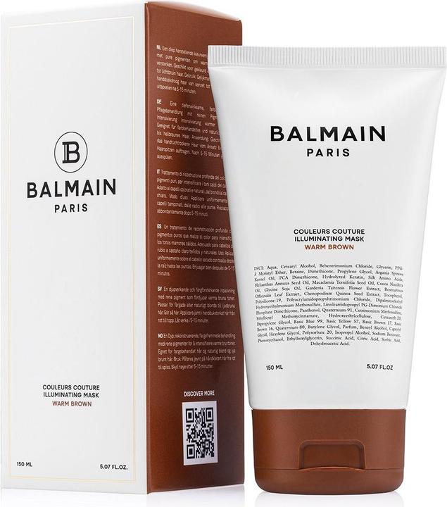 Immagine prodotto Balmain Hair - Couleurs Couture Illuminating Mask - Warm Brown - 150 ml (150 ml)