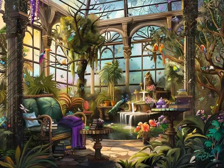 Image du produit Ravensburger La maison verte (1500 pièces)