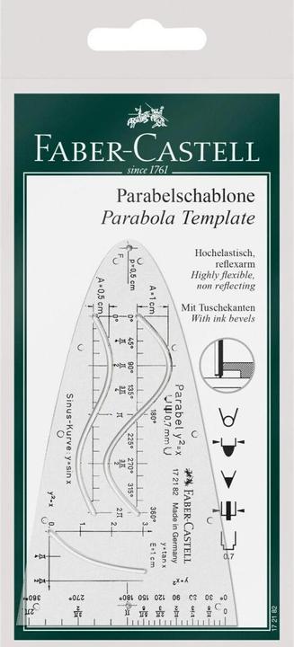 Faber-Castell Parabelschablone (124 mm)