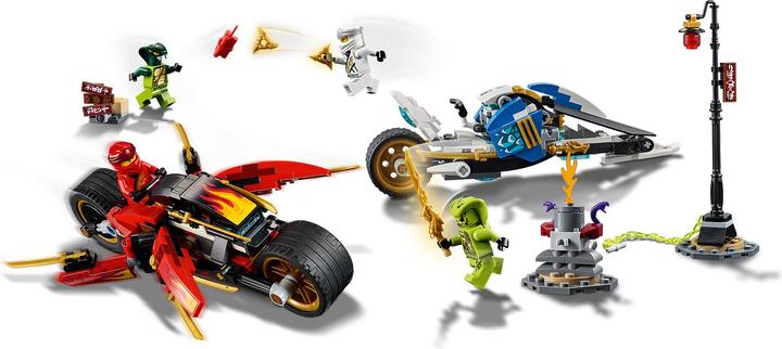 Produktbild LEGO Kais Feuer-Bike Zanes Schneemobil (70667, LEGO Ninjago)