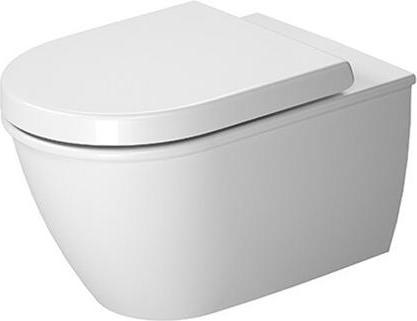 Produktbild Duravit Wand-WC DARLING NEW RIMLESS tief, 370x540mm HygieneGlaze weiss