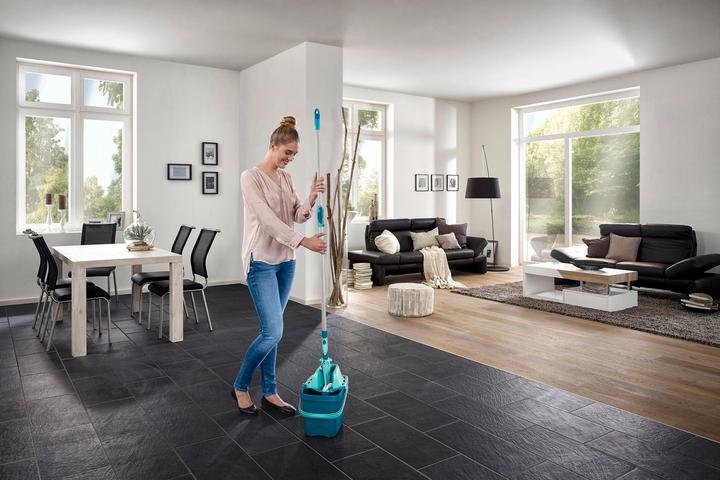Produktbild Leifheit Bodenwischer Combi M micro duo Telescope (1 Stk.)