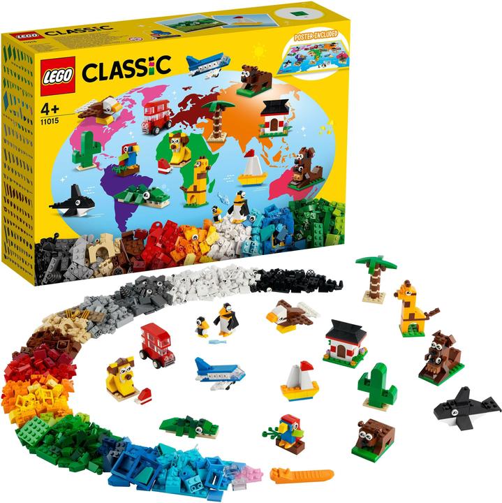 Actual product image LEGO Classic 11015 Around the world (11015, LEGO Classic)