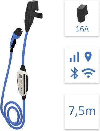 Image du produit Dinitech KFW SEL GSM7 NRGkick KfW Select 7.5m GSM/GPS/SIM (Type 2, 22 kW, 16 A, Type 2)
