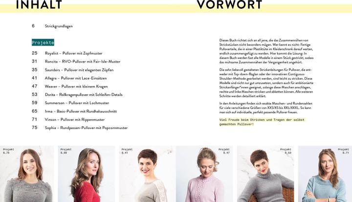 Produktbild Mini-Masterclass - Pullover Stricken (Deutsch, Edition Michael Fischer, 2024)