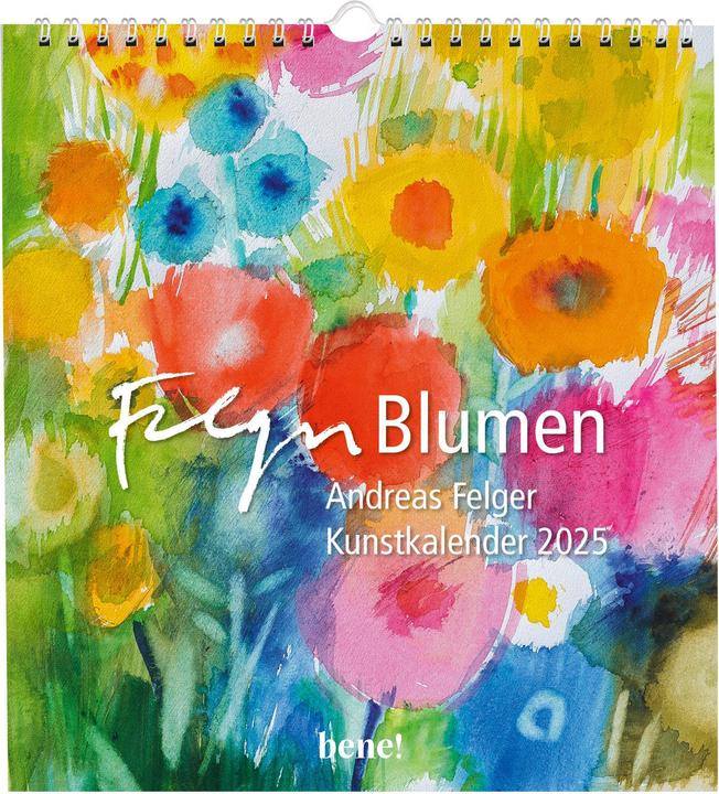Produktbild Bene Wandkalender 2025: Blumen (Harter Einband, Deutsch)