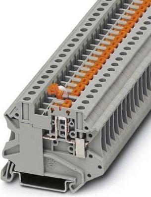 Produktbild Phoenix Contact UT 4-MT-EX 3046141 Messertrennklemme Polzahl: 2 5 mm² 10 mm² Grau 50 St.