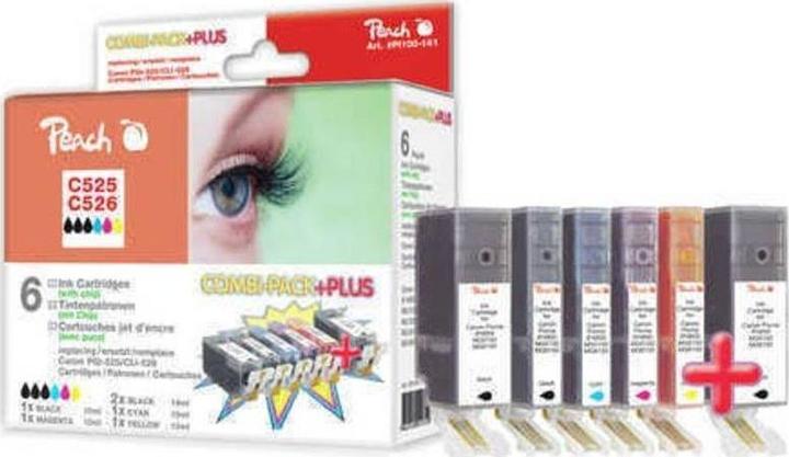 Actual product image Peach Pgi-525, Cli-526 (M, C, FC, PBK, Y)
