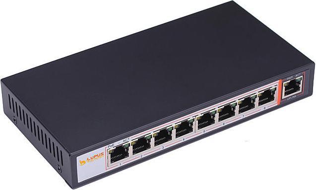 Produktbild Lupus-Electronics 10 Kanal Gigabit PoE Switch (10 Ports)