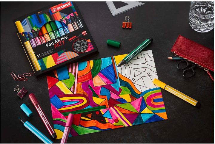 Produktbild STABILO Pen 68 Max Mittelgrau (Mittelgrau, 1 x)