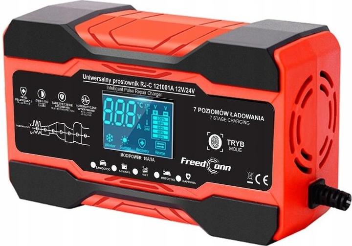 Immagine prodotto RJ Tianye Prostownik akumulatorowy RJ-C 121001A 12V 10A /24V 5A (12V, 24V, 10 A)
