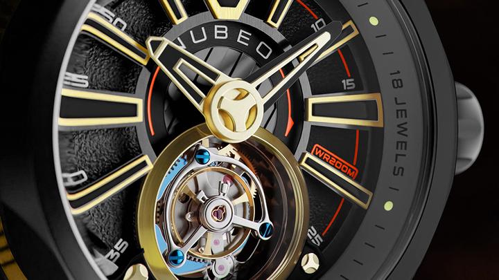 Actual product image Nubeo NB-6075-05 (Rotating bezel left, 52 mm)