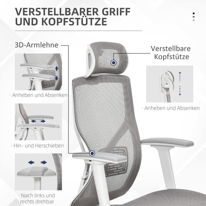 Image du produit Vinsetto Siège de bureau ergonomique, high-end gaslift