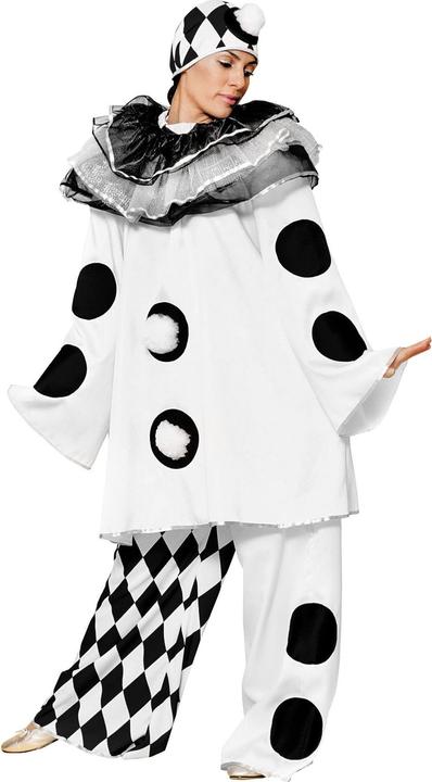 Produktbild Metamorph Klassischer Pierrot - Clown Kostüm für Fasching (S, M)